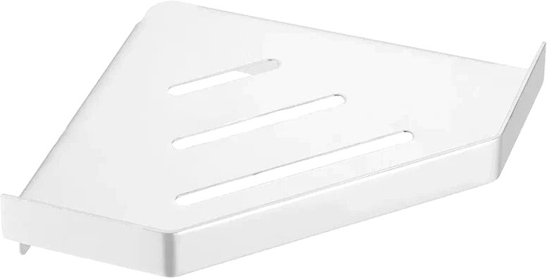 Фото Полка Boheme New Venturo 10318-NB угловая белый матовый 25 см