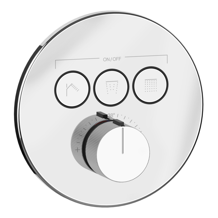 Фото Смеситель Gessi Hi-Fi 38716#031 для душа термостат, хром