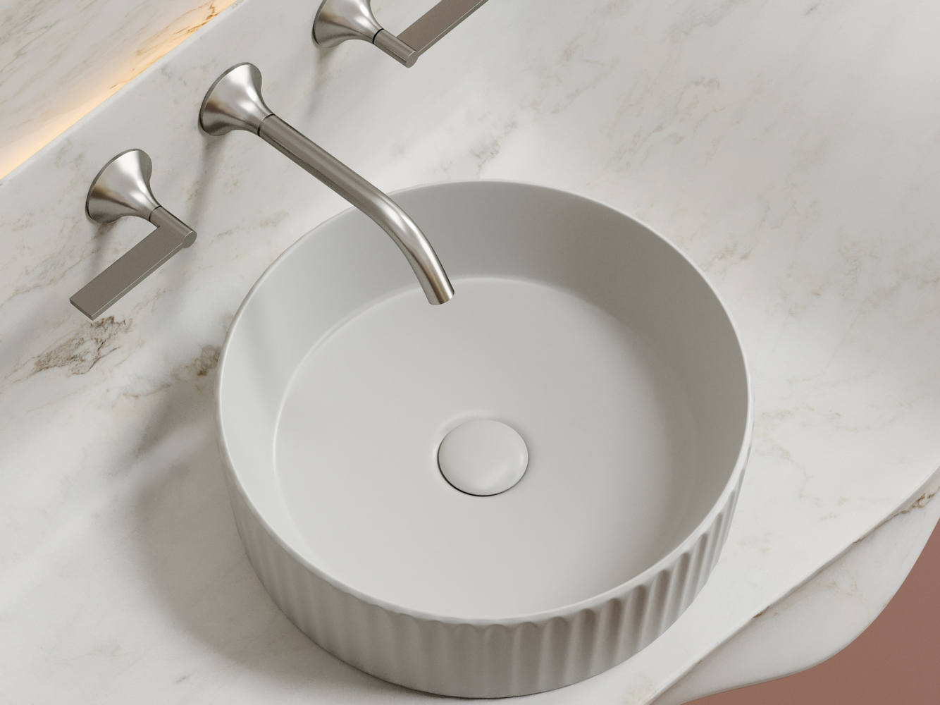 Фото Раковина Ceramicanova Element CN6057MSG накладная 36 × 36 × 11,5 см, серый матовый