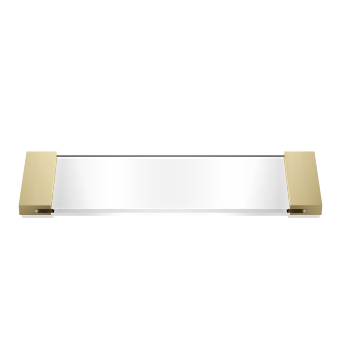 Фото Лоток Decor Walther Corner 0848744 настольный 34x12 см, золото матовое