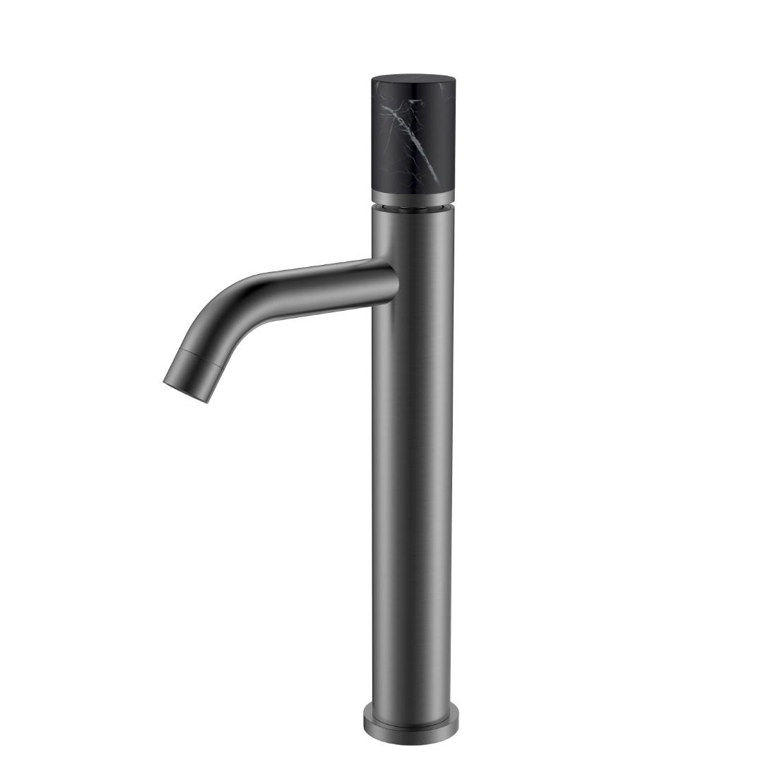 Фото Смеситель для раковины Boheme Stick 122-GM-MR-B графит