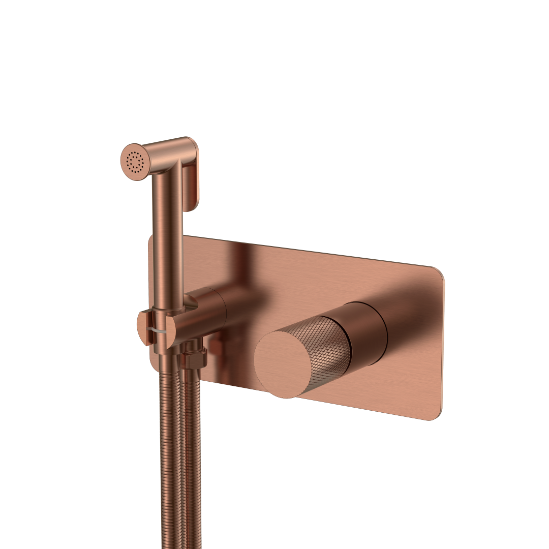 Фото Гигиенический душ Boheme Stick 127-CB.2 со смесителем брашированная медь
