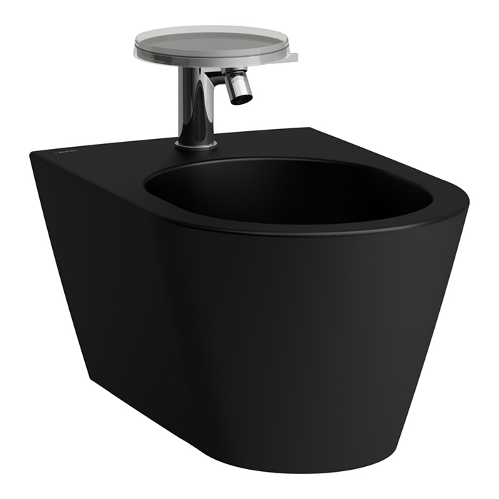 Фото Биде подвесное Laufen Kartell 8.3033.1.716.302.1 черный матовый