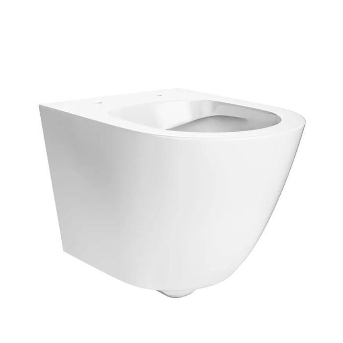 Фото Унитаз подвесной укороченный Kerama Marazzi Sfera SF.wc.02, безободковый, без сиденья, белый глянцевый