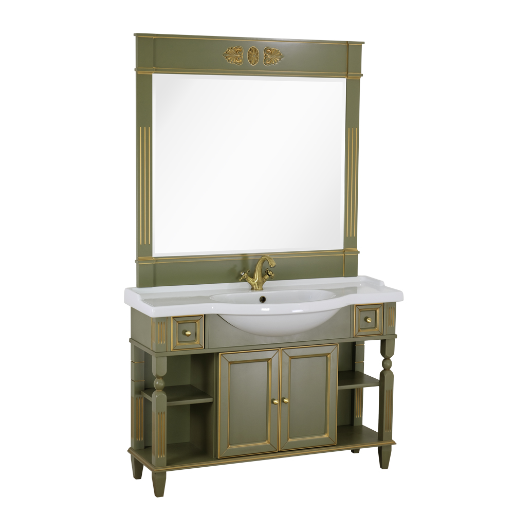 Фото Мебель для ванной Migliore Kantri, цвет Oliva 121 см