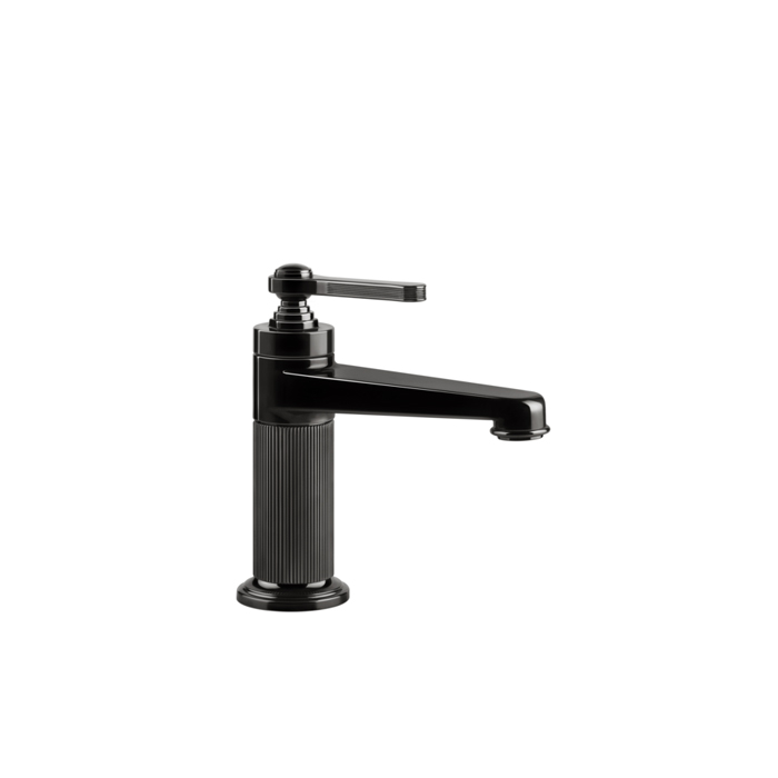 Фото Смеситель Gessi Venti20 65002#706 для раковины, черный хром глянец pvd