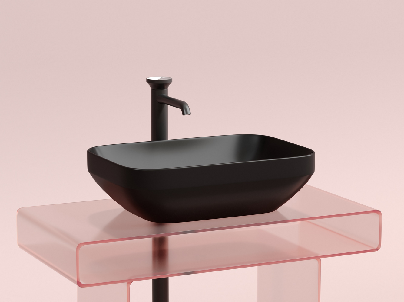 Фото Раковина Ceramicanova Element CN6055MB накладная 50 × 35,9 × 14,5 см, черный матовый