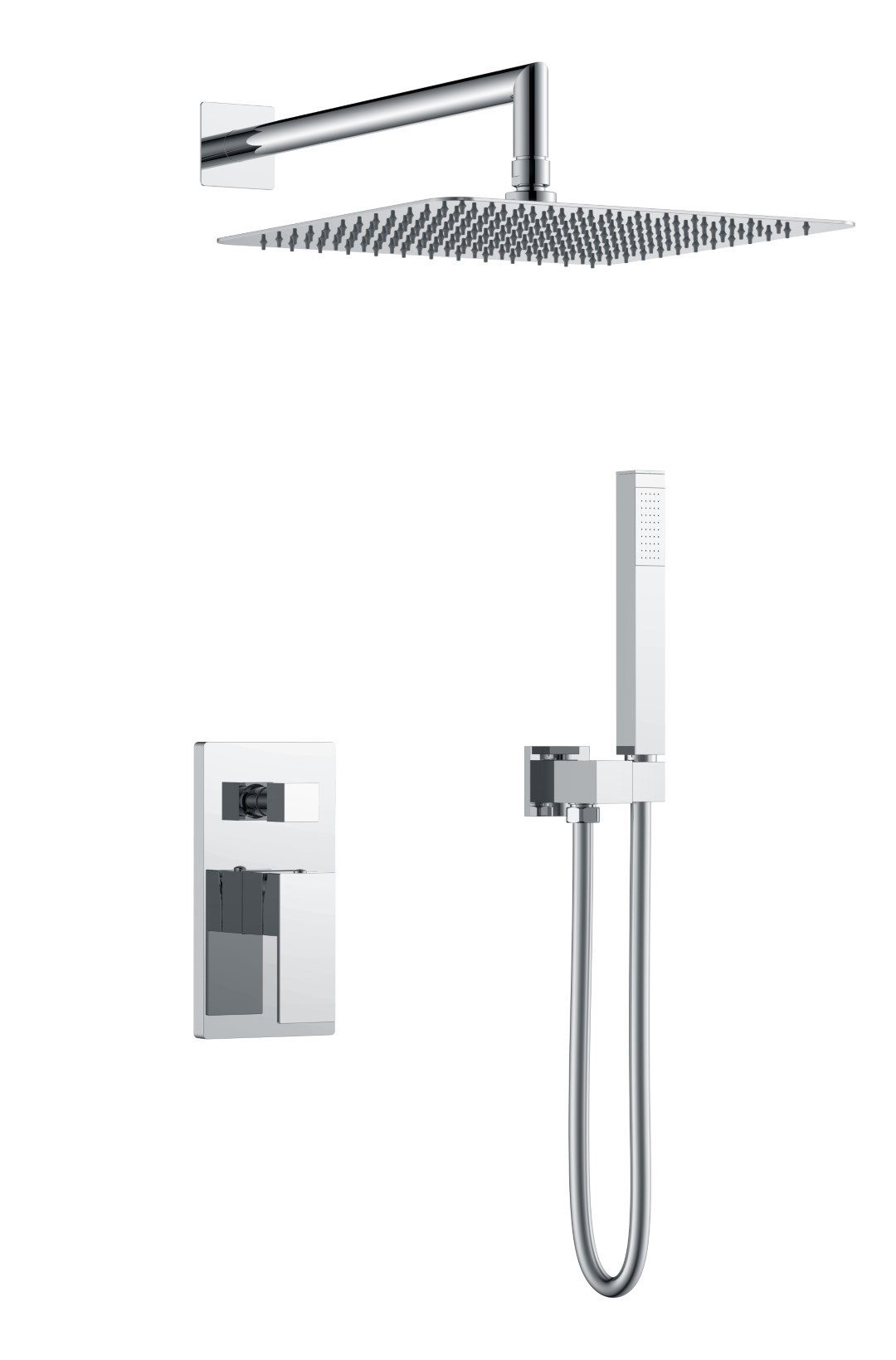 Фото Смеситель для душа Boheme Qubic 474-3-CR хром