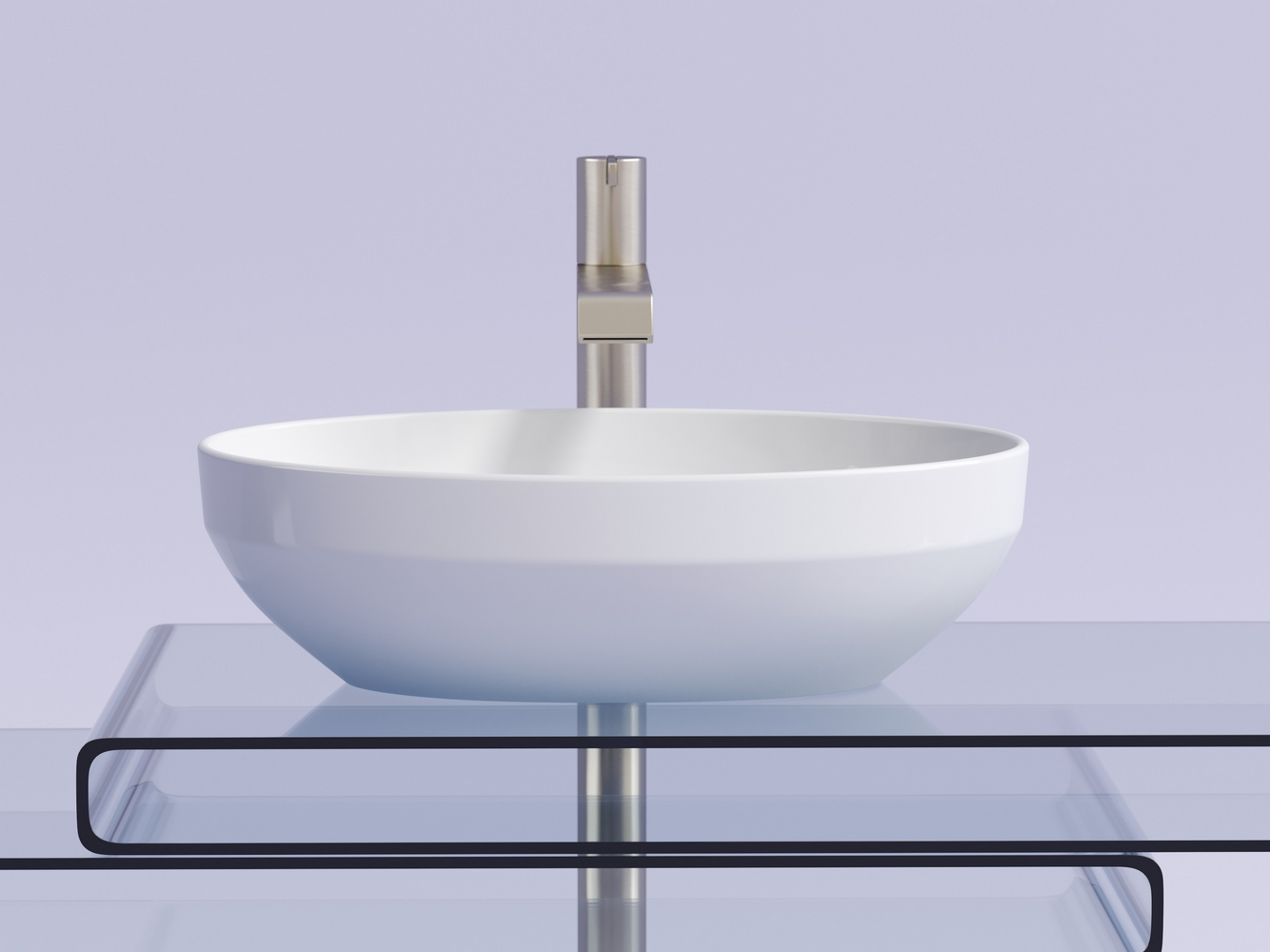 Фото Раковина Ceramicanova Element CN6056 накладная 50,2 × 36,3 × 14,5 см, белый глянцевый