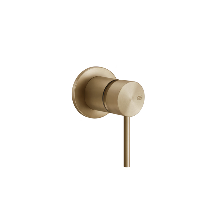 Фото Смеситель Gessi Gessi316 54019#726 для душа, бронза браш pvd