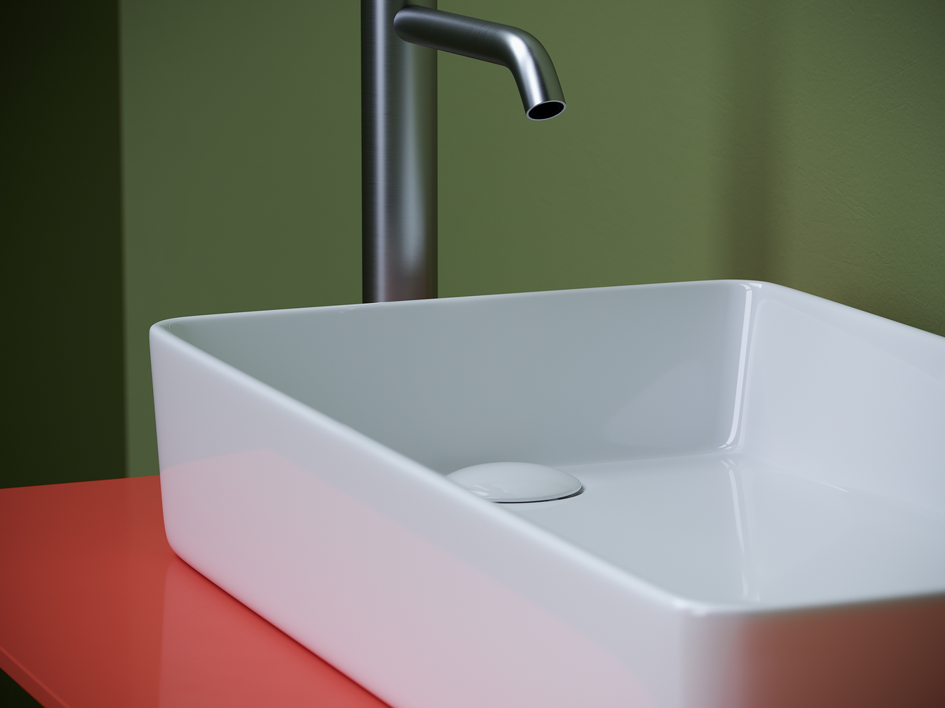 Фото Раковина Ceramicanova Element CN5048 накладная 62 × 34 × 11 см, белый глянцевый