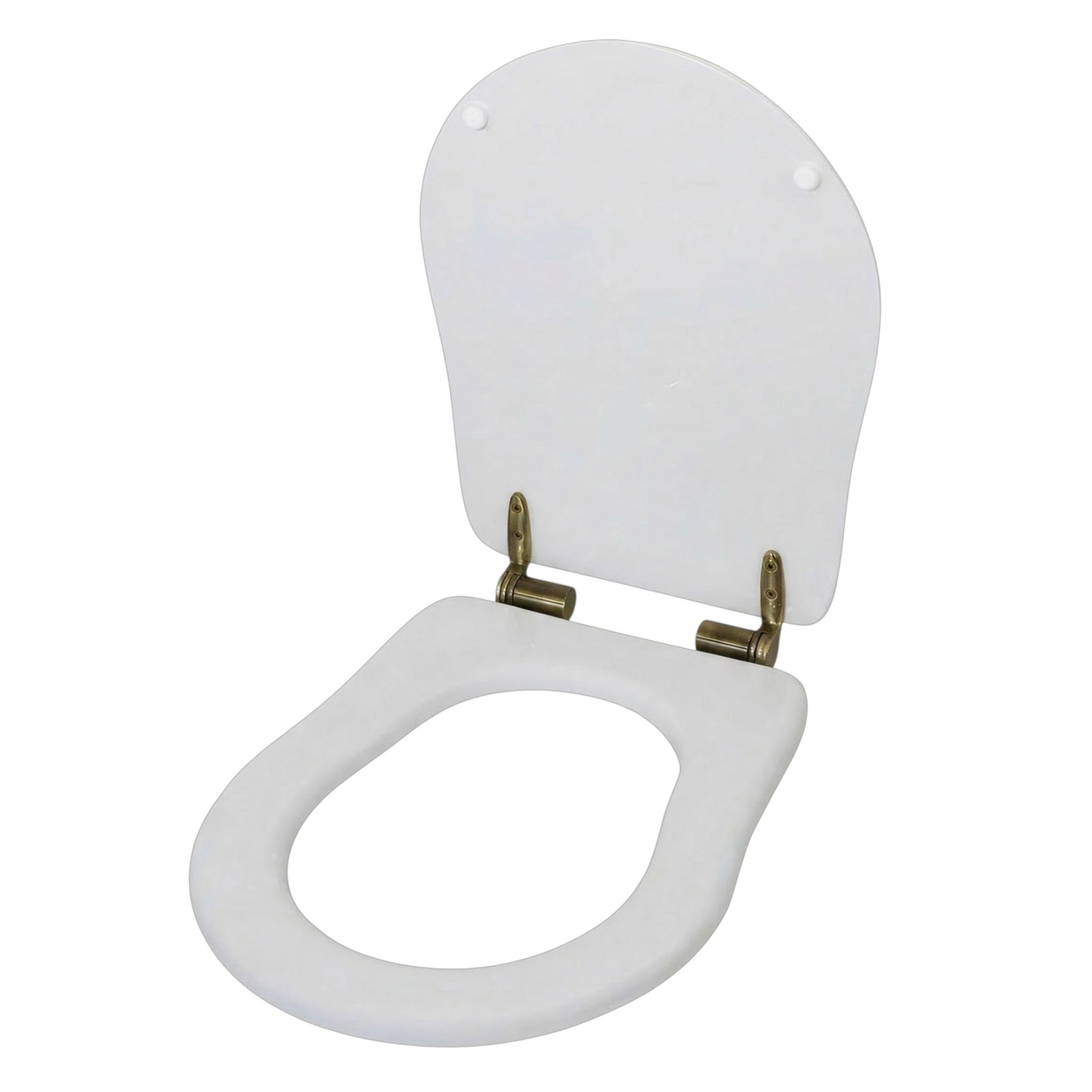 Фото Крышка-сиденье Migliore Charme 34402 белая, петли микролифт бронза