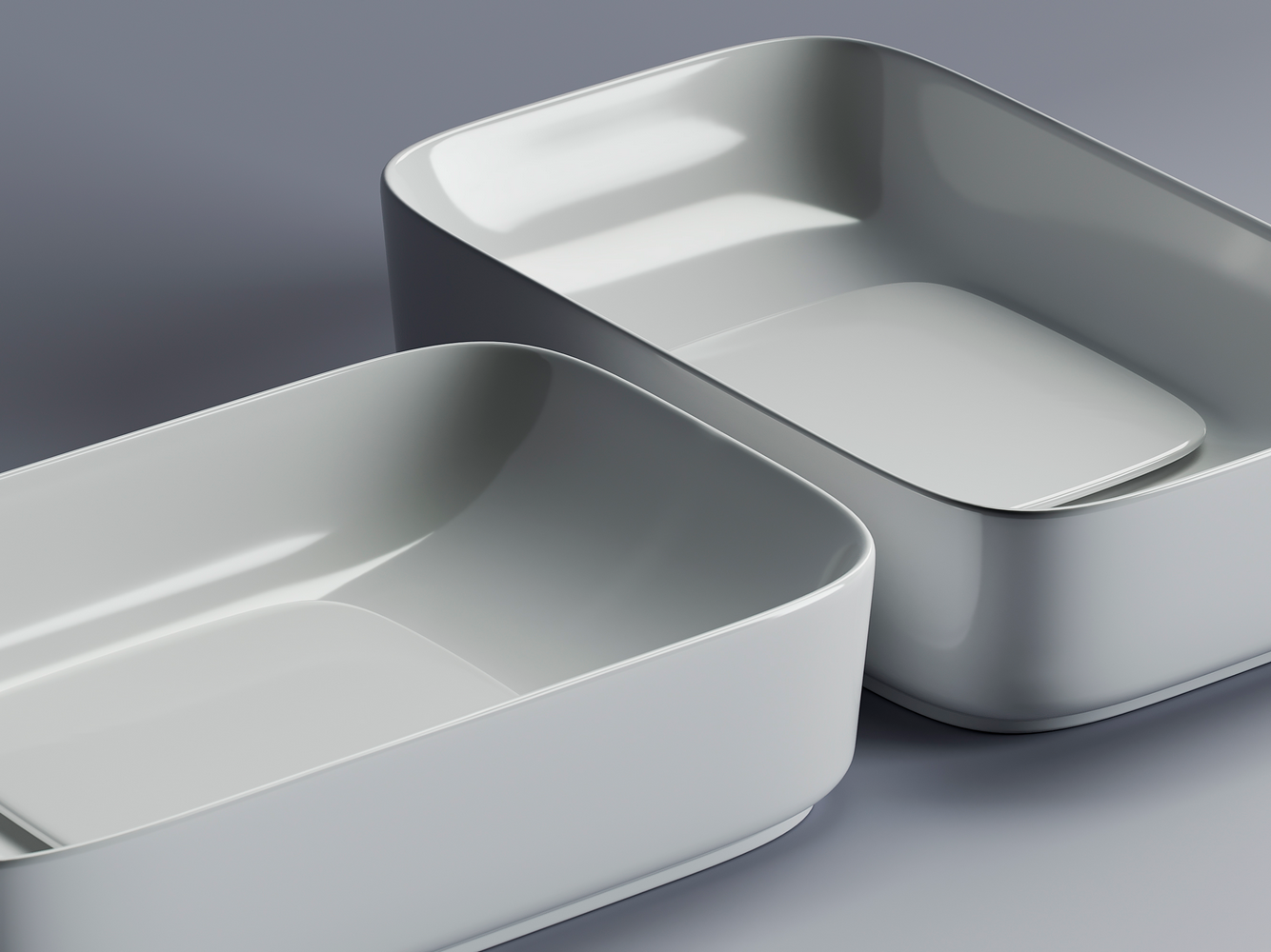 Фото Раковина Ceramicanova Element CN5021 накладная 60 × 37,5 × 14,5 см, белый глянцевый