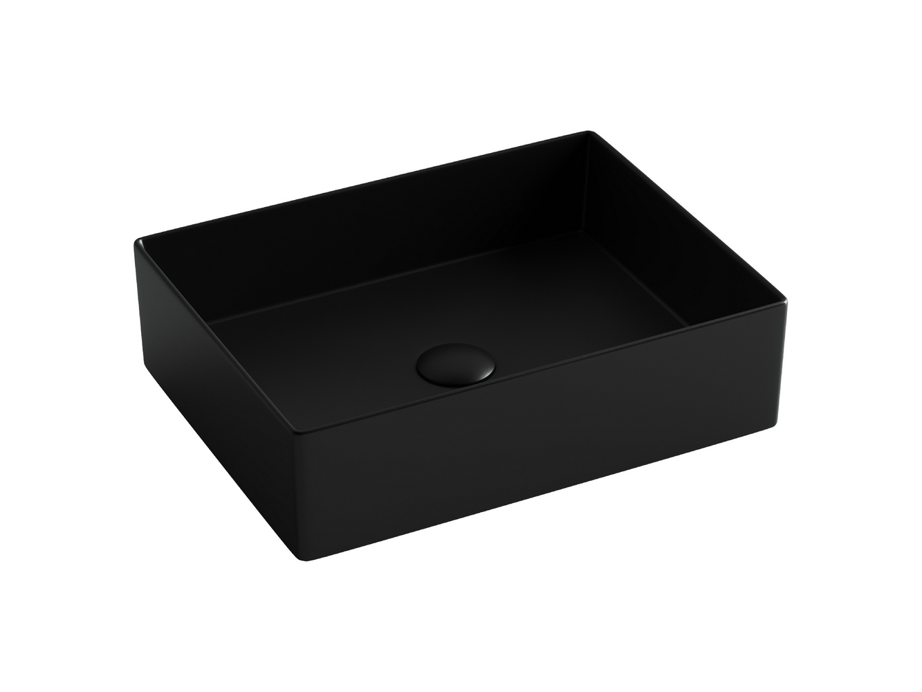 Фото Раковина Ceramicanova Element CN6069MB накладная 47,1 × 36,1 × 13 см, черный матовый