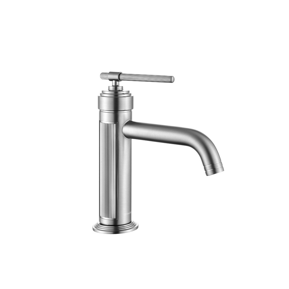 Фото Смеситель для раковины Boheme Eterna 171-NB nickel brush, никель матовый