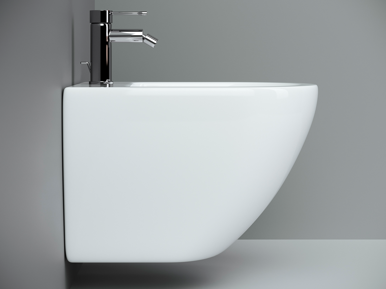 Фото Биде Ceramicanova Metropol CN4003 подвесное, белый глянцевый