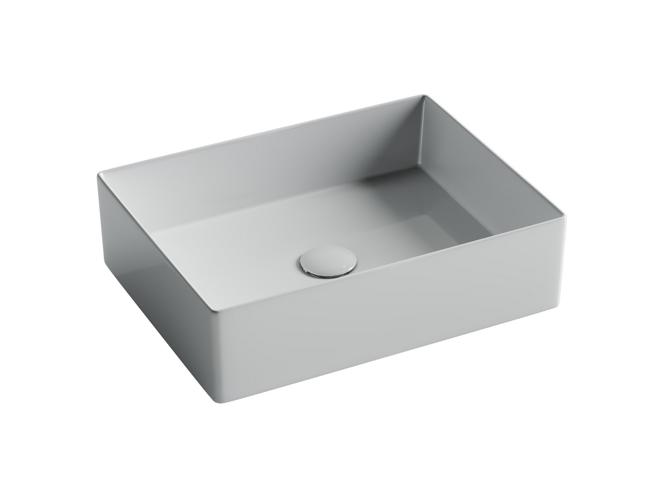 Фото Раковина Ceramicanova Element CN6069 накладная 47,1 × 36,1 × 13 см, белый глянцевый
