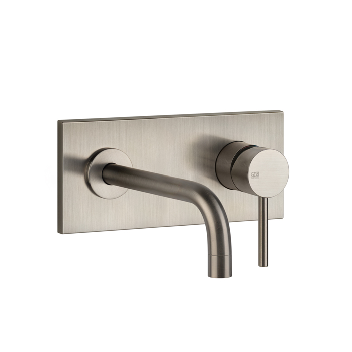 Фото Смеситель Gessi Via tortona 44827#149 для раковины, никель браш