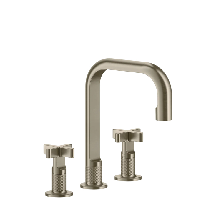 Фото Смеситель Gessi Inciso 58114#149 для раковины, никель браш
