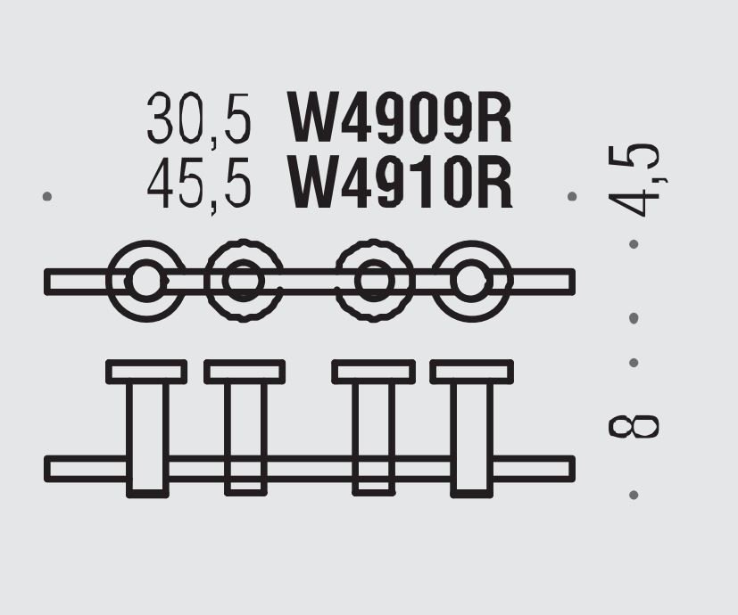 Фото Полотенцедержатель Colombo Plus W4910R.CR подвесной L 45,5 см хром глянец