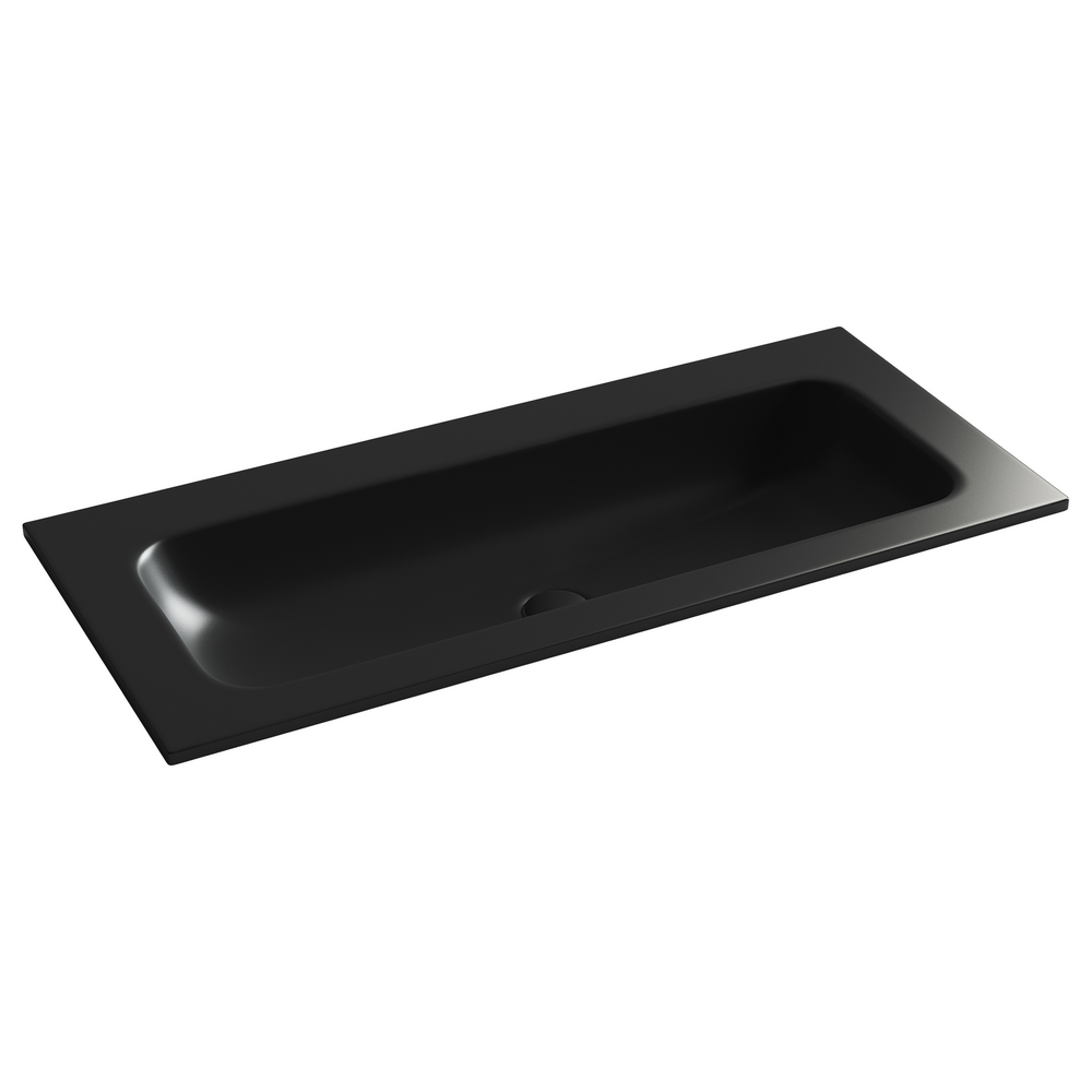 Фото Раковина Ceramicanova Grace CN7013MBwx мебельная 101 × 45,7 × 13,7 см, черный матовый