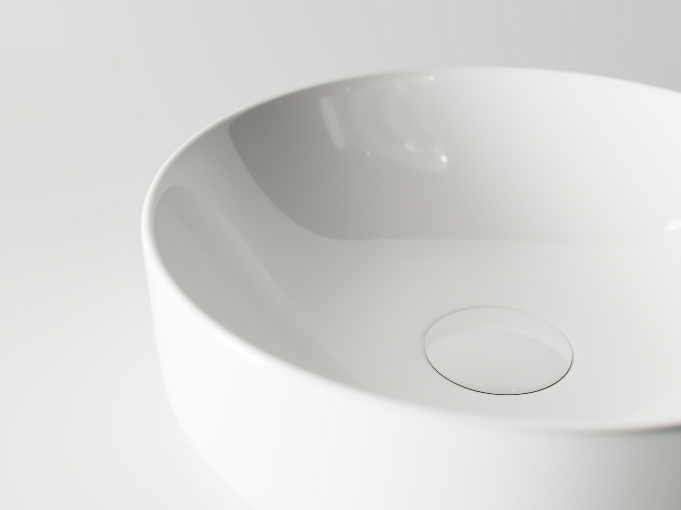 Фото Раковина Ceramicanova Element CN6005 накладная 35 × 35 × 12 см, белый глянцевый
