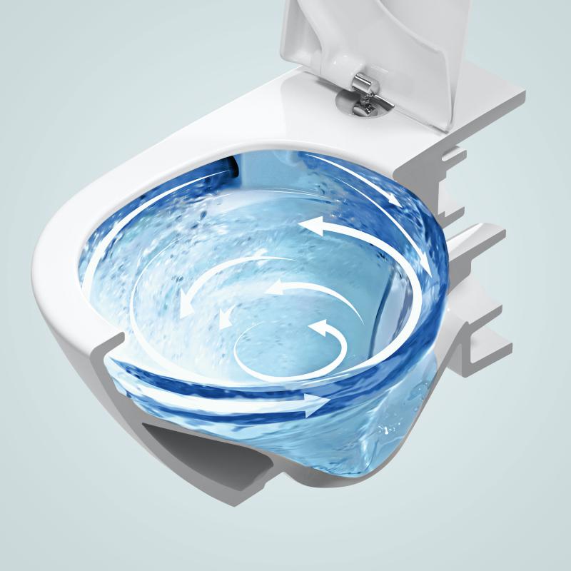 Фото Унитаз подвесной Villeroy & Boch Subway 3.0 4670TS01, безободковый, с сиденьем с микролифтом, белый глянцевый