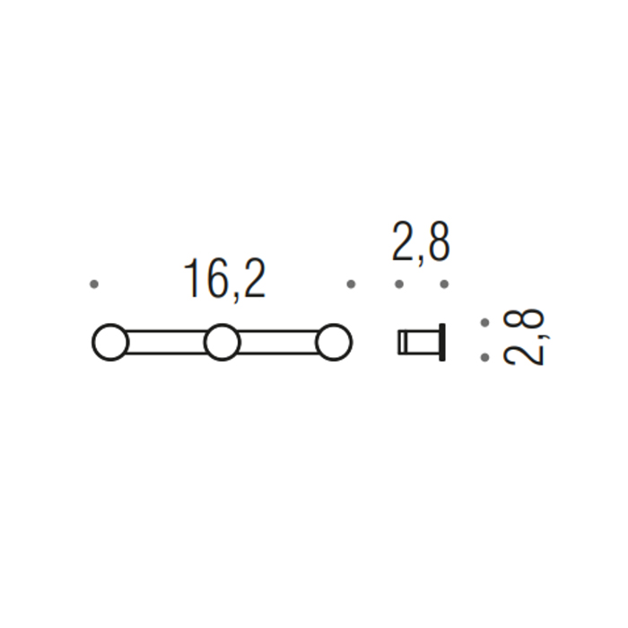 Фото Крючок Colombo Mini CD117.OM золото матовое