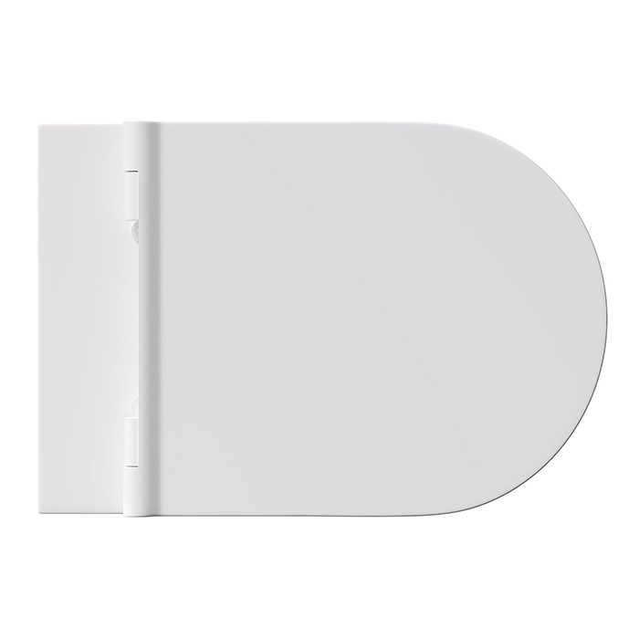 Фото Унитаз подвесной Alice Form 22300109SET, безободковый, с сиденьем с микролифтом, белый матовый