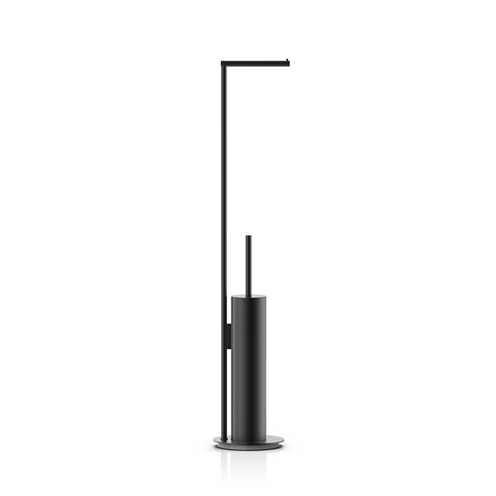 Фото Стойка Decor Walther Mikado 0522360 с ершиком и бумагодержателем, черный матовый