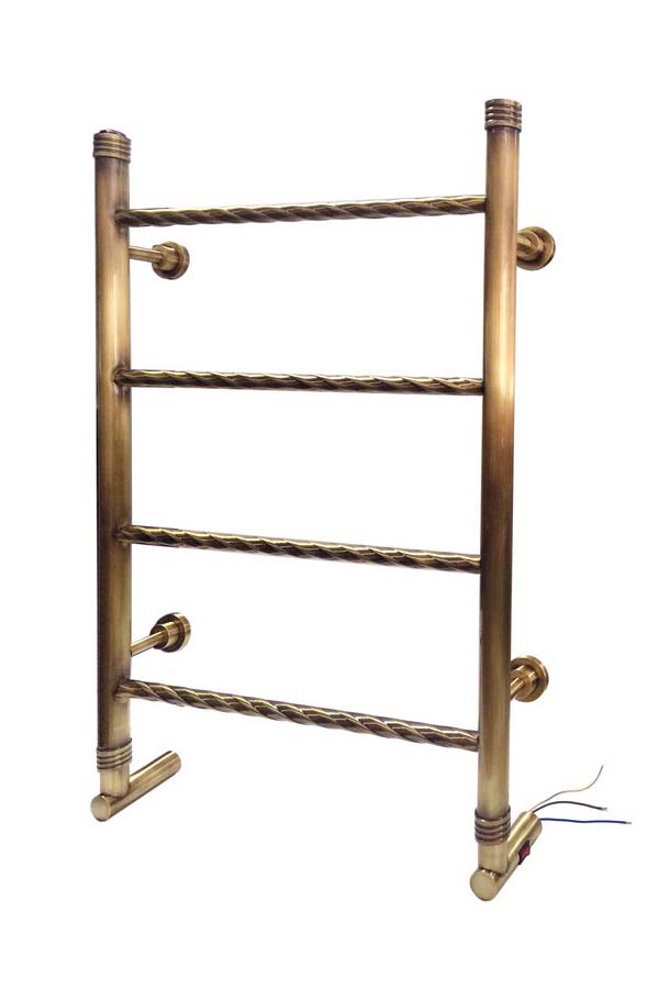 Фото Полотенцесушитель Boheme Provanse 708 электрический, бронза h80x50 см