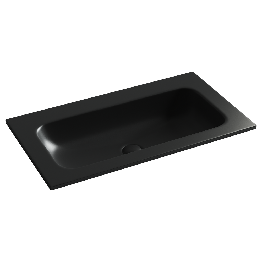 Фото Раковина Ceramicanova Grace CN7012MBwx мебельная 81 × 45,7 × 13,7 см, черный матовый