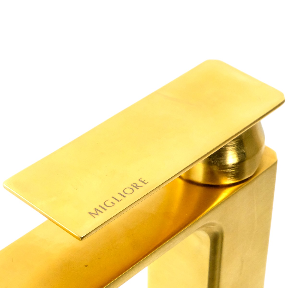 Фото Смеситель для раковины Migliore Atelier 33126 с донным клапаном, золото брашированное