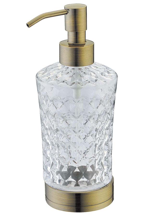 Фото Дозатор жидкого мыла Boheme 10221 подвесной бронза