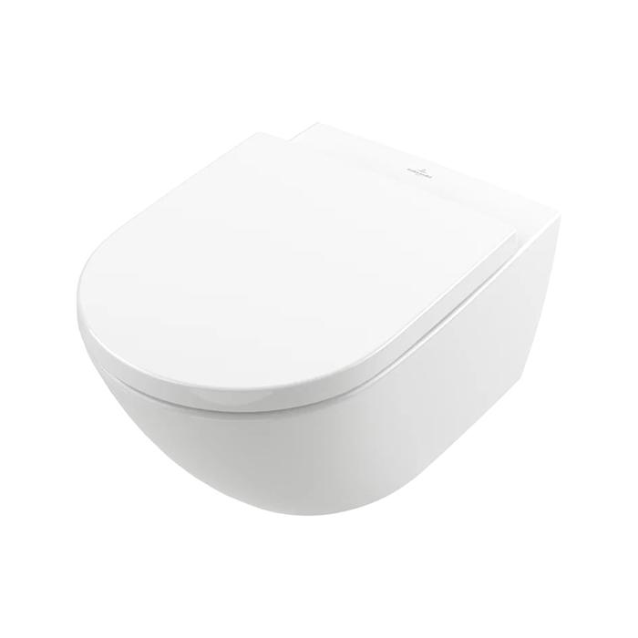 Фото Унитаз подвесной Villeroy & Boch Subway 3.0 4670TS01 безободковый альпийский белый