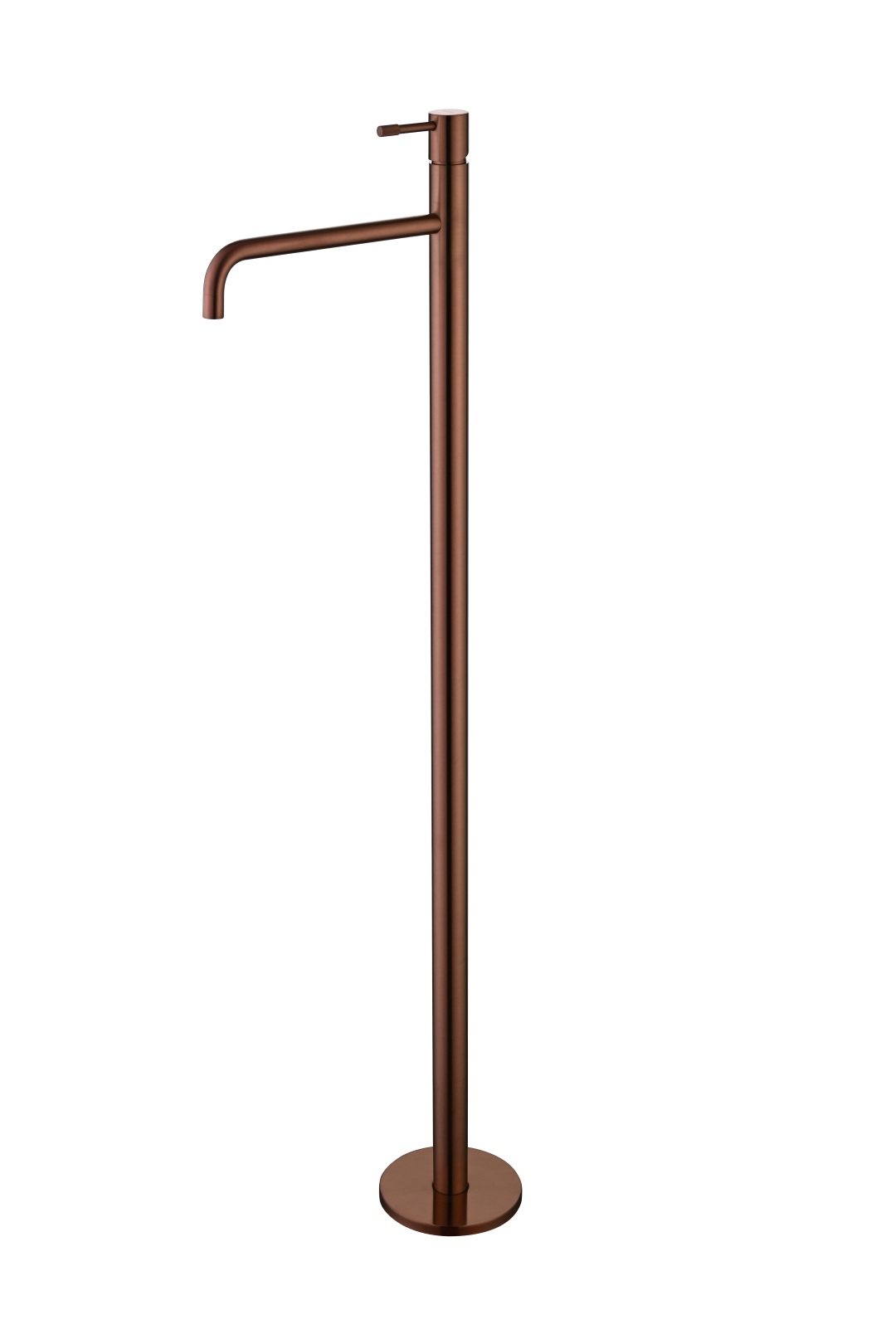Фото Смеситель для раковины Boheme Uno 107-BRB напольный бронза браш