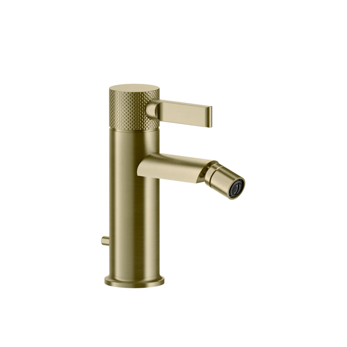 Фото Смеситель Gessi Inciso 58007#727 для биде с донным клапаном, латунь браш pvd