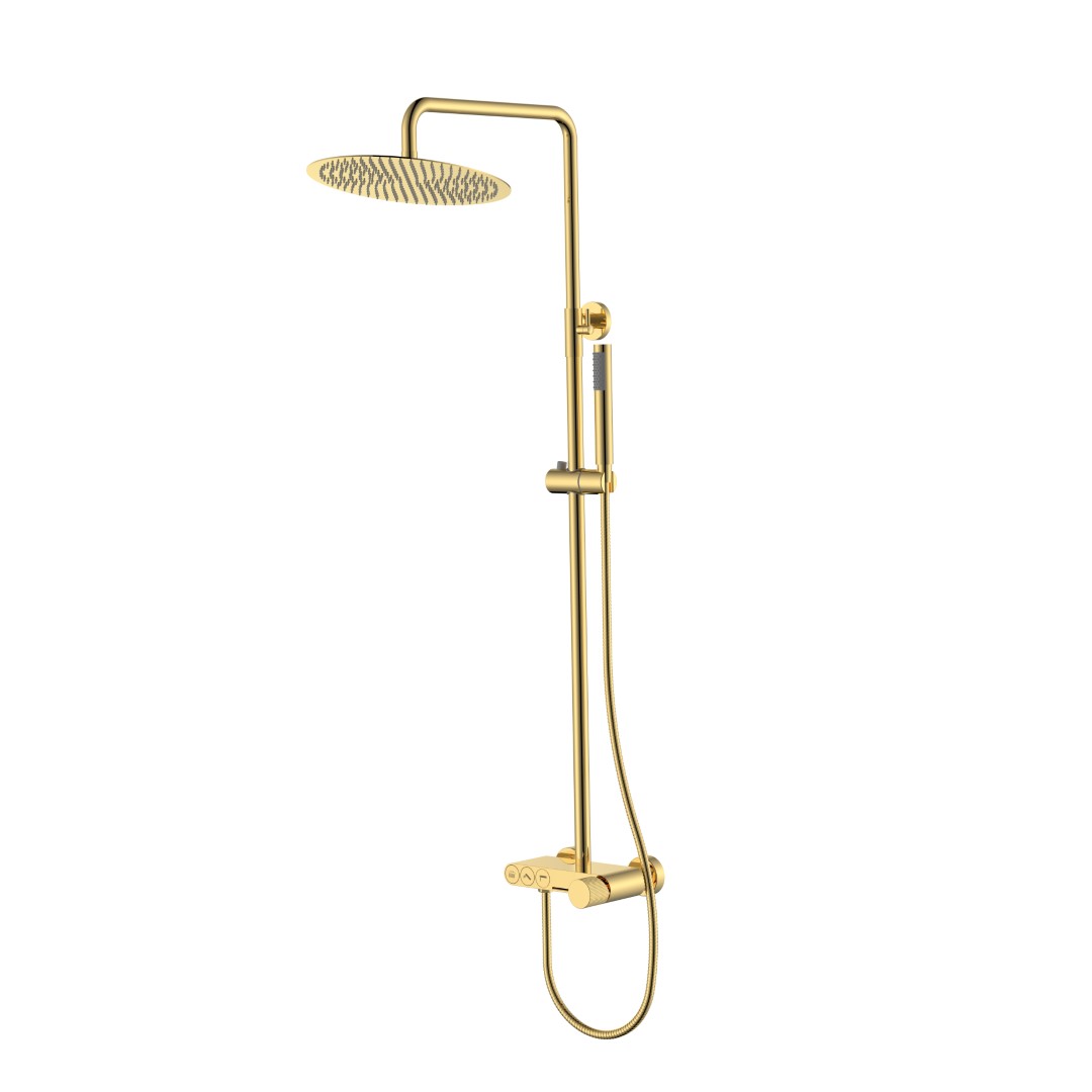 Фото Душевая стойка Boheme Stick 128-GG.3 золото глянец