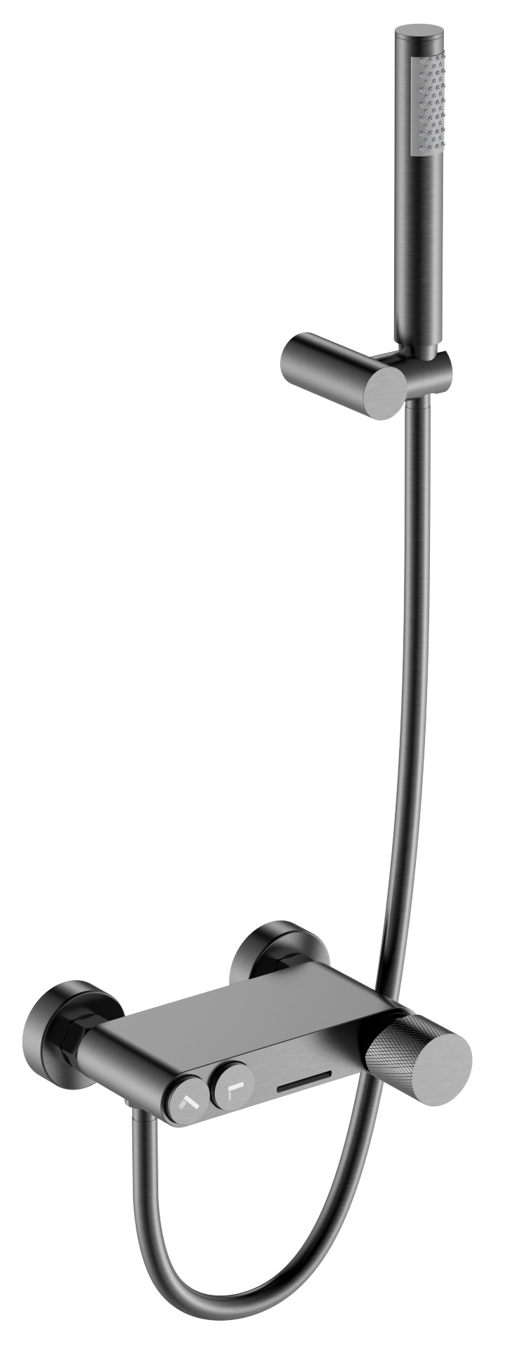 Фото Смеситель для ванны Boheme Stick 123-GM.2 графит