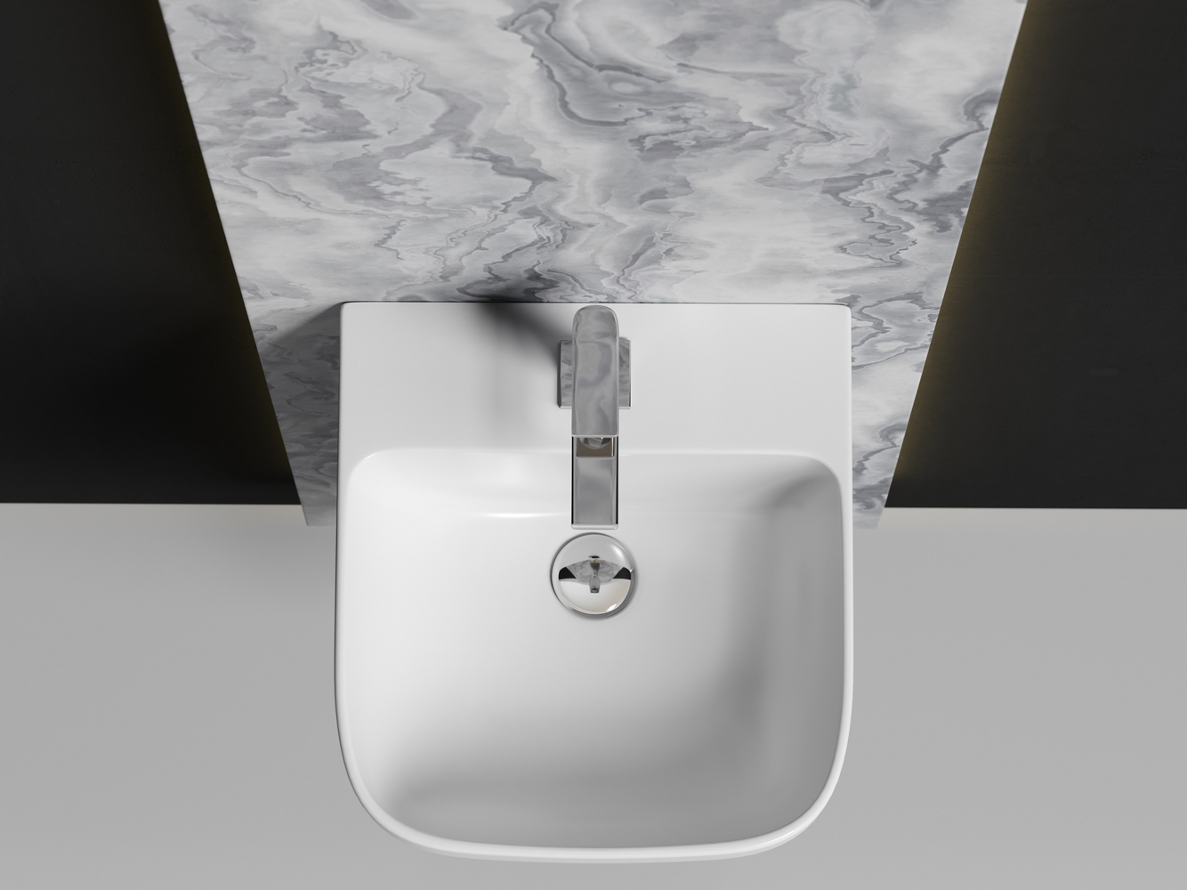 Фото Раковина Ceramicanova Dion CN6067 напольная 36,5 × 40 × 45,5 см, белый глянцевый