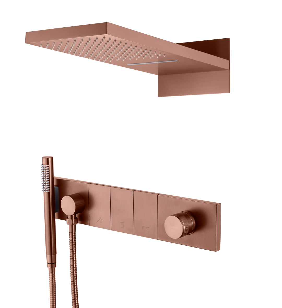 Фото Душевая система Boheme Zodiac 132-BRB бронза браш