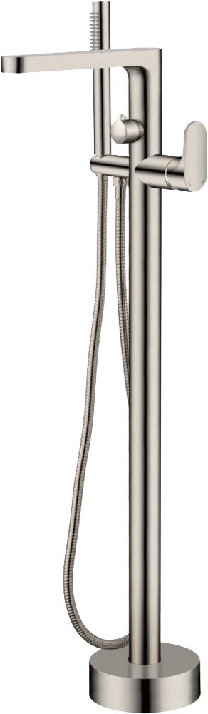 Фото Смеситель для ванны Boheme Spectre 459-NB напольный никель браш