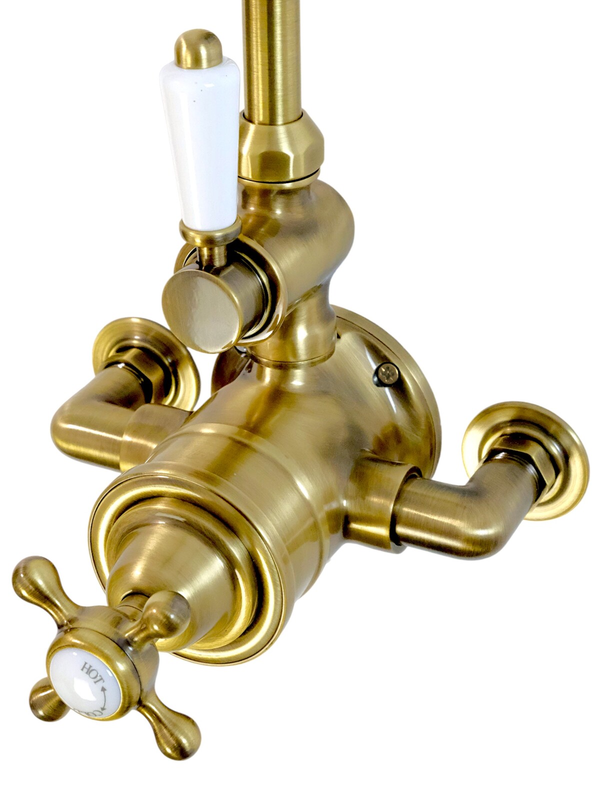 Фото Душевая стойка Migliore King 32879 с термостатом, бронза