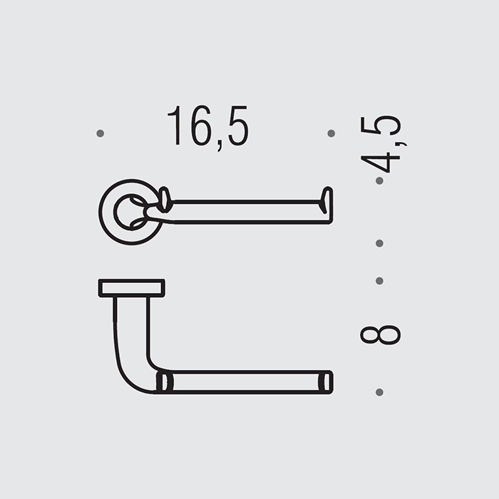 Фото Держатель туалетной бумаги Colombo Basic B2708.NM черный матовый