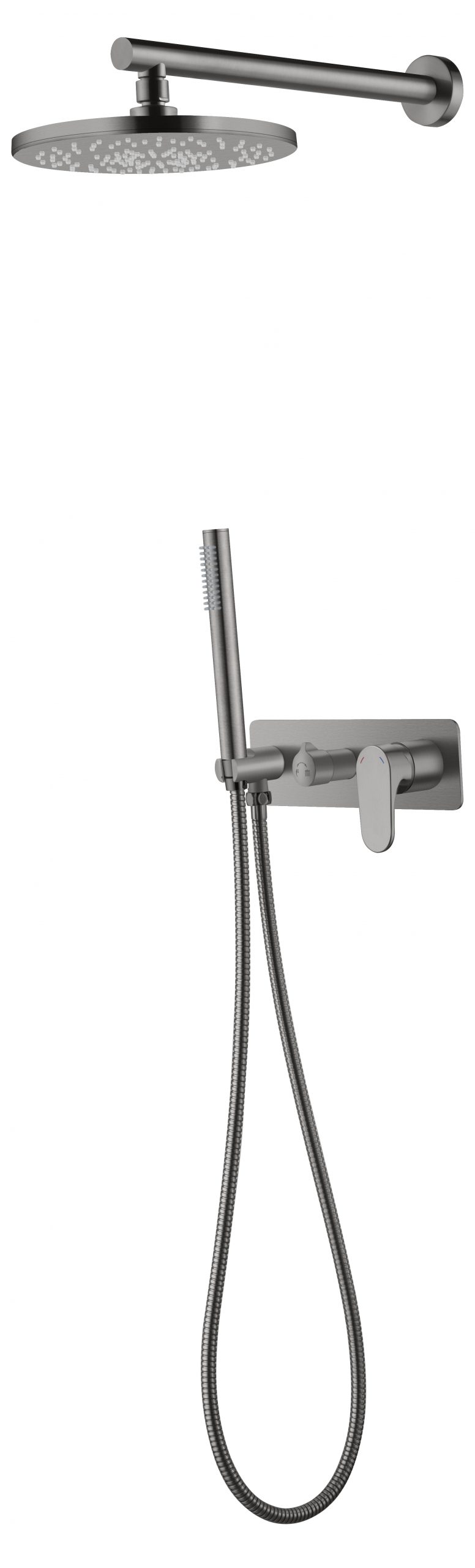 Фото Душевая система Boheme Spectre 454-GM gun metal, графит матовый