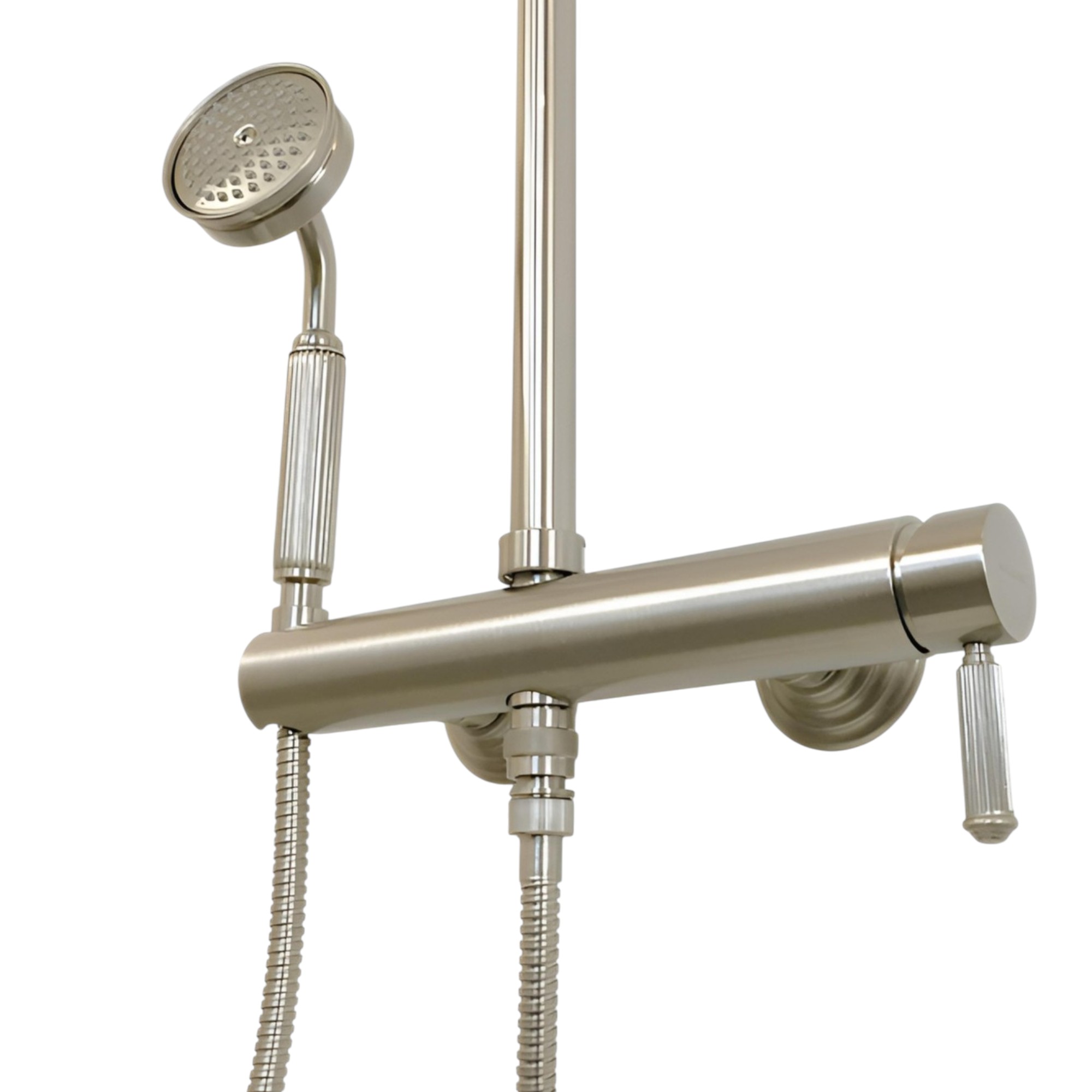 Фото Душевая стойка Migliore Velvet Lux 36486 никель матовый