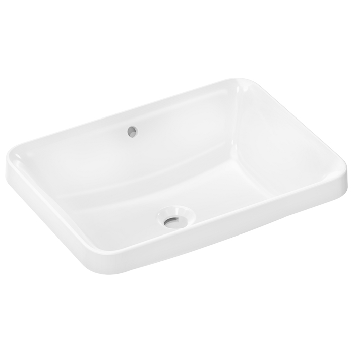 Фото Раковина Hansgrohe Xuniva 60158450 встраиваемая 55 см, цвет белый
