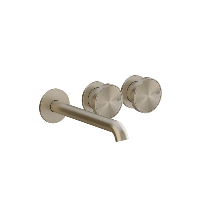 Фото Смеситель Gessi Origini 66090#149 для раковины с изливом, никель браш