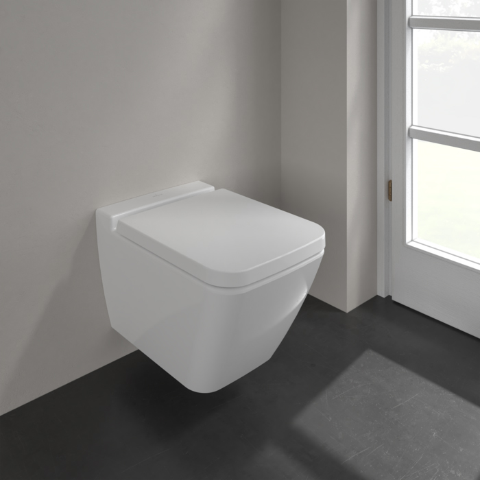 Фото Унитаз подвесной Villeroy & Boch Finion 4664R0R1, без сиденья, белый глянцевый