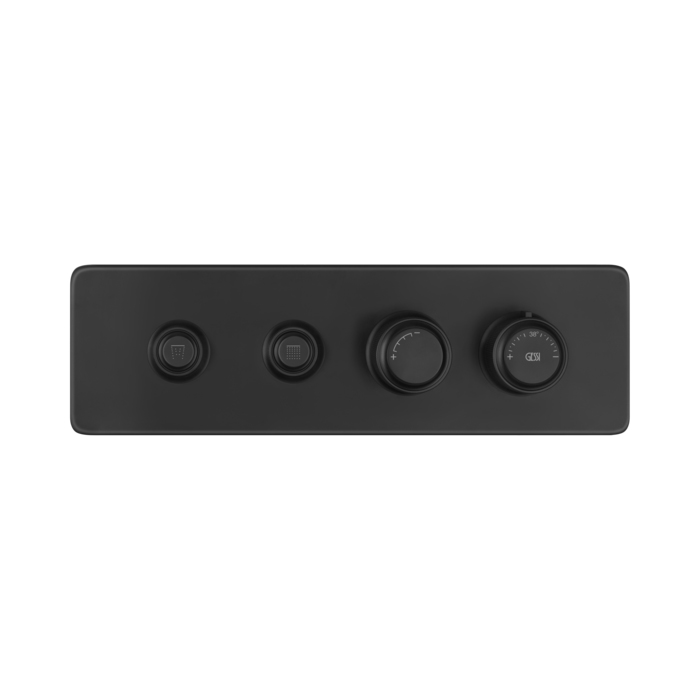 Фото Смеситель Gessi Hi-Fi Eclectic 65222#299 для душа термостат, черный матовый
